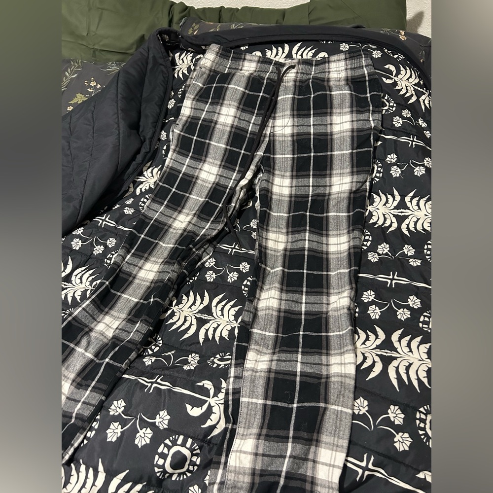 Mens Pacsun plaid draw string pants
